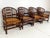 Late 20th Century Vintage Brighton Rattan Dining Set- 4 Chairs and Dining Table For Sale - Image 5 of 12