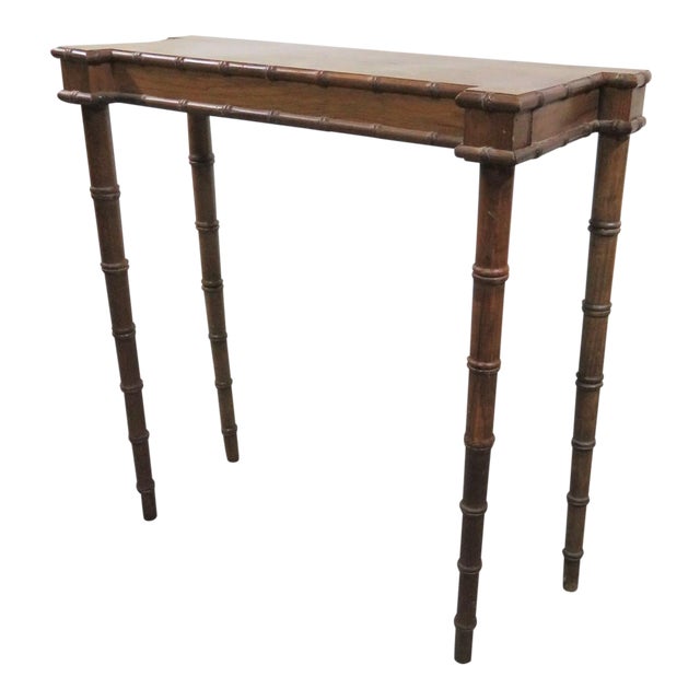 Faux Bamboo Console Table Pictures