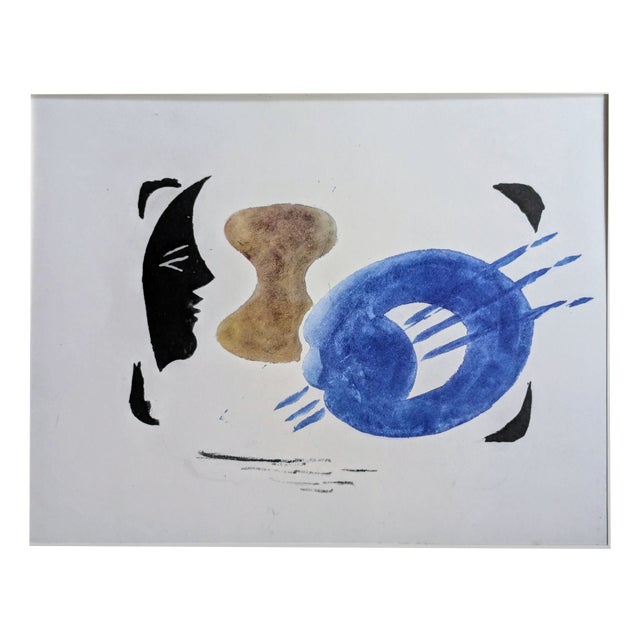 Georges Braque, Still Life and Girl Profile, Limited Edition Phototype, 1962 For Sale