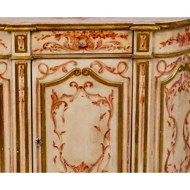 Painted Florentine Style Credenza For Sale - Image 17 of 18