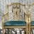 Cream Vintage Regency Hand Painted Tromp L’oiel Swag Arm Chairs - a Pair For Sale - Image 8 of 13