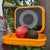 Vintage Swedish Orange Kitchen Scale for Wall Mounting from EKS For Sale - Image 11 of 11