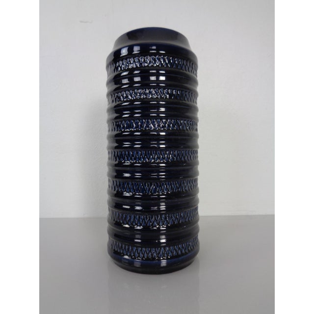 Dark Blue E4-30 Ceramic Vase from Carstens Tönnieshof, Germany, 1960s For Sale - Image 16 of 16