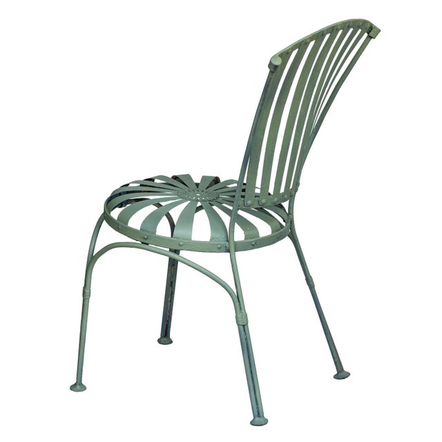 1930s Set of 4, Francois Carre Garden Chairs, Attributed For Sale - Image 11 of 15