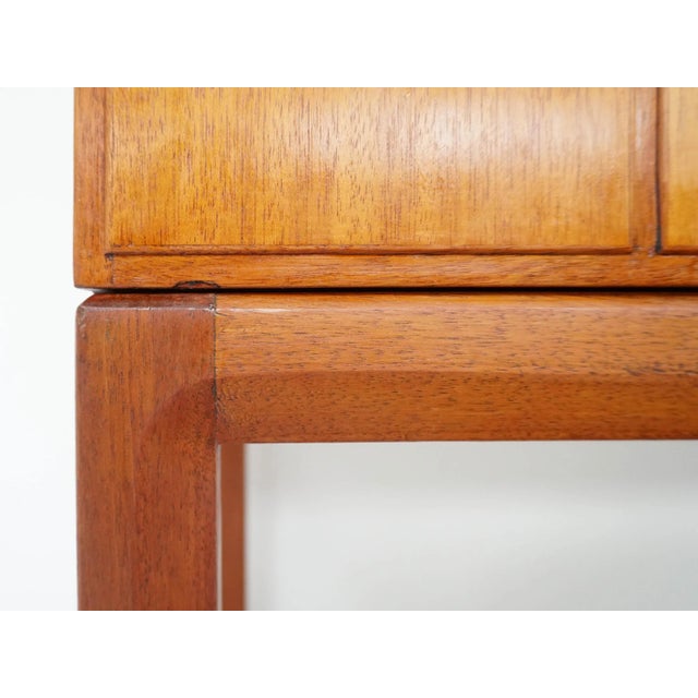 1950s Bar Cabinet with Serving Table by Axel Larsson for Bodafors, Sweden, 1950, Set of 2 For Sale - Image 5 of 11