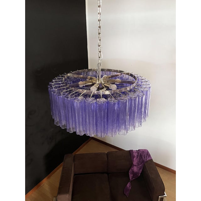 Large Murano Glass Chandelier, 1990s For Sale - Image 9 of 16