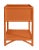 Olympia One-Drawer Nightstand in Citrus Orange For Sale - Image 4 of 6