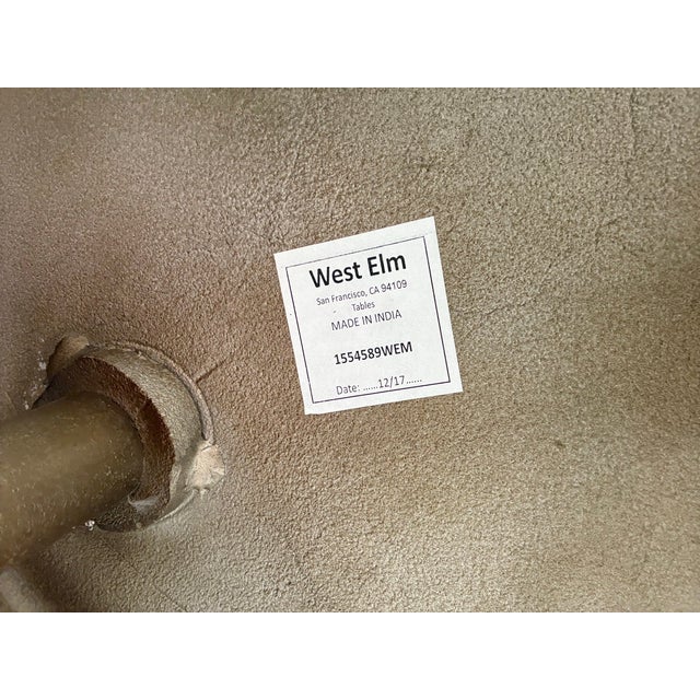 West Elm Tripod Side Table + Tray For Sale - Image 12 of 12