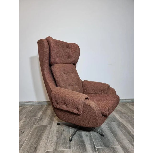 Vintage Swivel Chair from Up Zavody Rousinov For Sale - Image 12 of 12