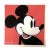 1990s After Andy Warhol "Mickey Mouse Pink" Lithograph For Sale