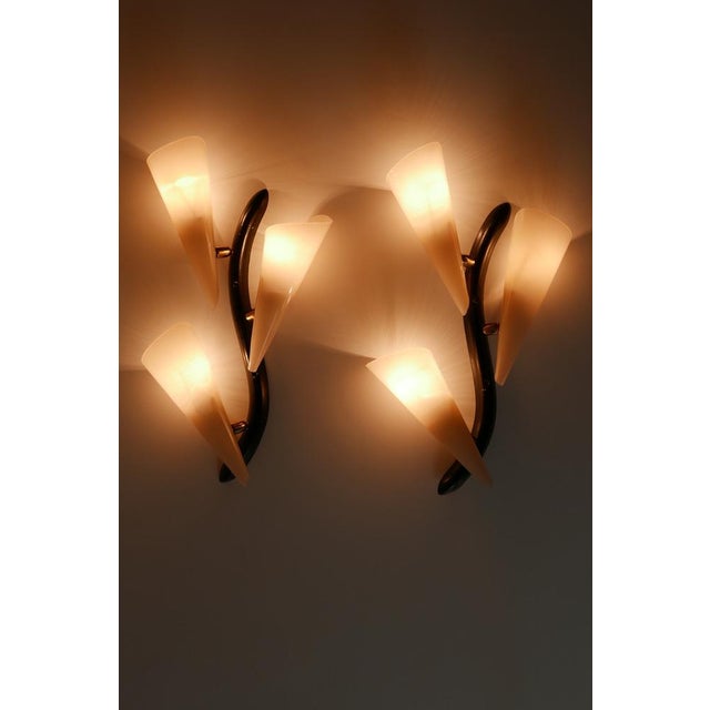 Mid-Century Modern Mid-Century Modern Sconces or Wall Lamps, Germany, 1950s, Set of 2 For Sale - Image 3 of 18