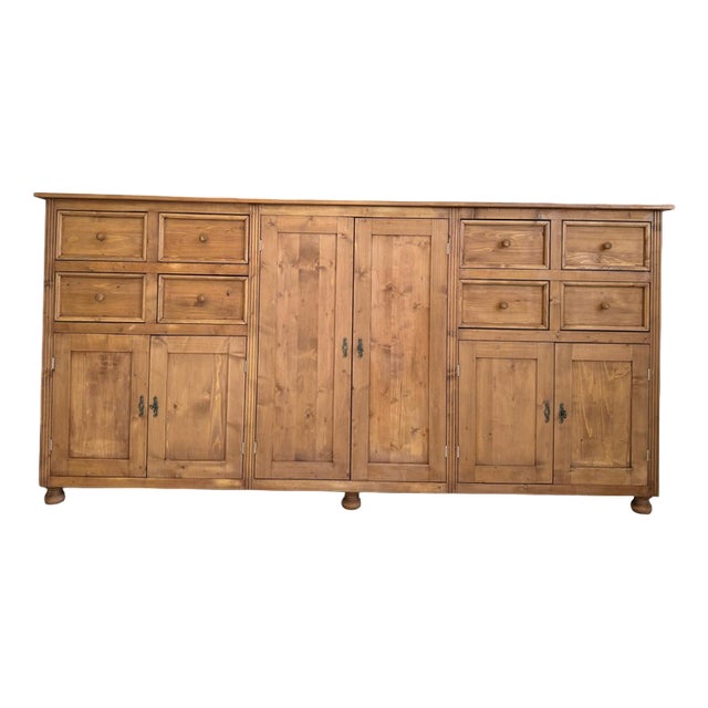 Rustic Shop Chest in Wood For Sale