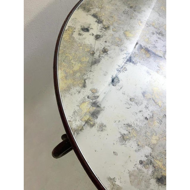 Metal Art Deco Coffee Table attributed to René Drouet, France, 1940s For Sale - Image 7 of 14