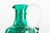 Vintage Bubble Green Glass Pitcher, Austria, Mid-20th Century For Sale - Image 3 of 6