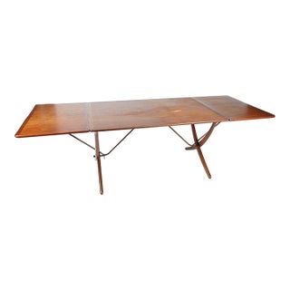 Hans J. Wegner Sabre Leg Table Model at-304 for Andreas Tuck For Sale