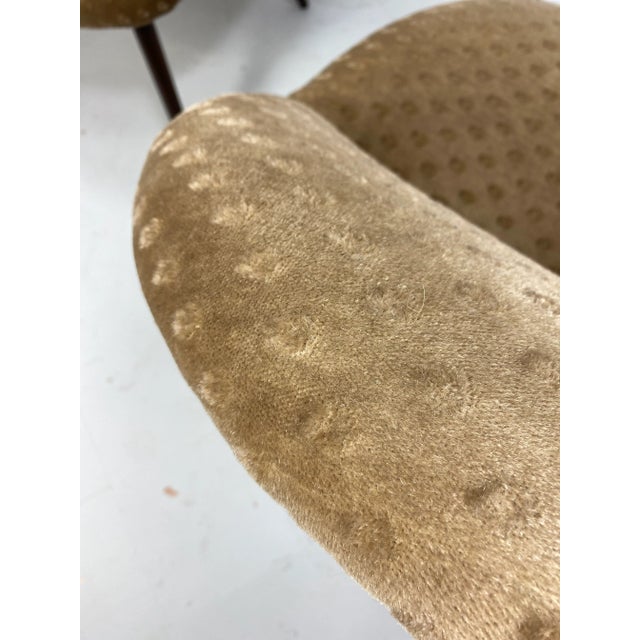 Tan 1950s Vintage Tan Chairs - a Pair For Sale - Image 8 of 10