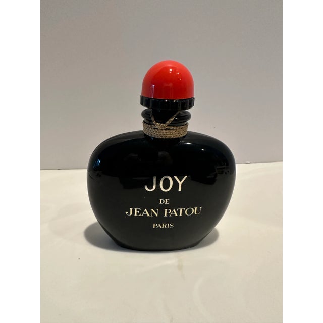 Striking dummy factice from Joy de Jean Patou , Paris. Measures 7.5@ h x 6” w x 2.25”d. Made in France No perfum inside....