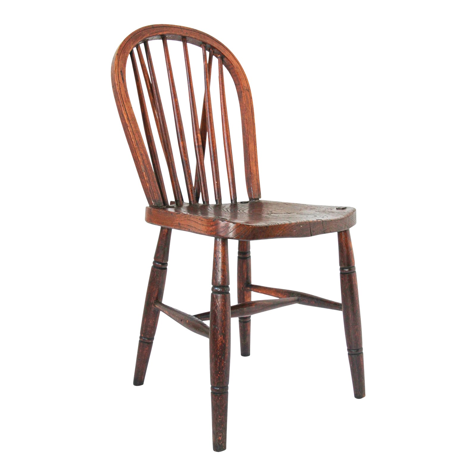 Victorian 1840 Hoop Back Windsor Chair High Chairish