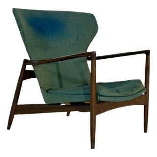 Ib Kofod-Larsen Wingback Lounge Chair, Denmark 1950 For Sale