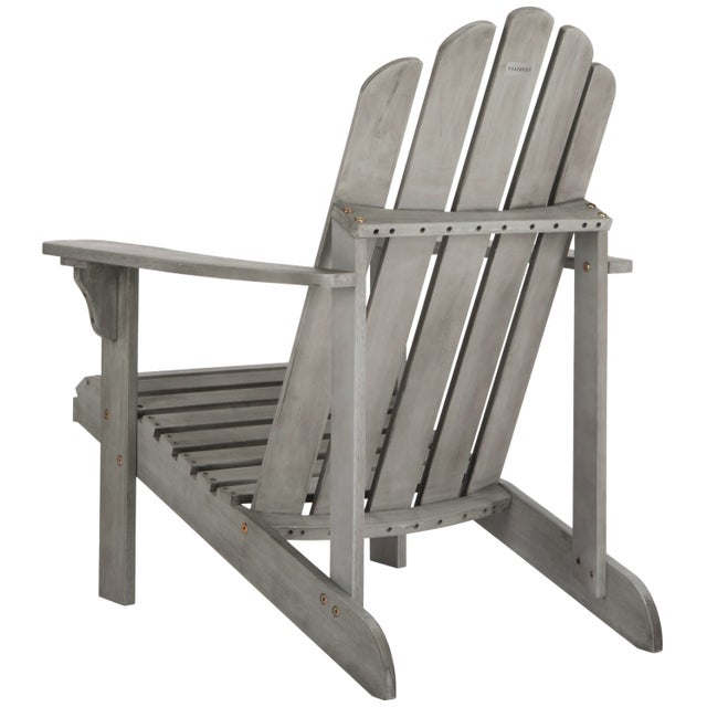 Adirondack Chair in Grey Wash For Sale - Image 4 of 9