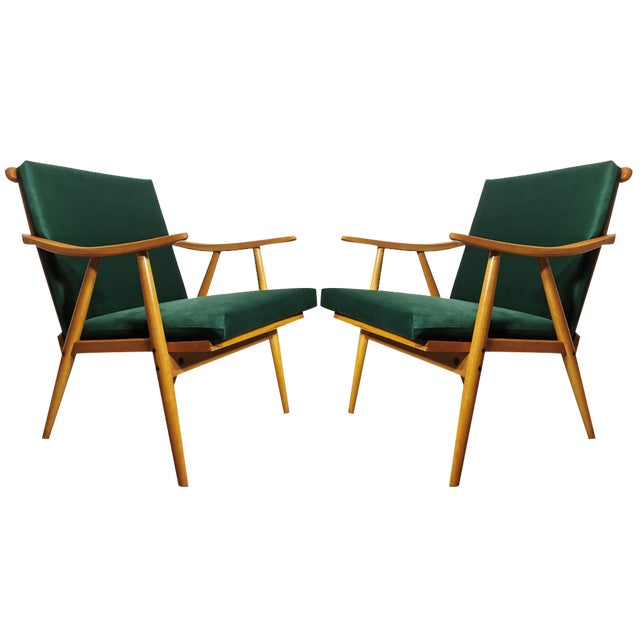 Set of Lounge Chairs from Ton, 1960s For Sale
