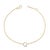 Immerse yourself in the understated elegance of this 10K yellow gold bracelet, for an enrapturing shimmer that captures...