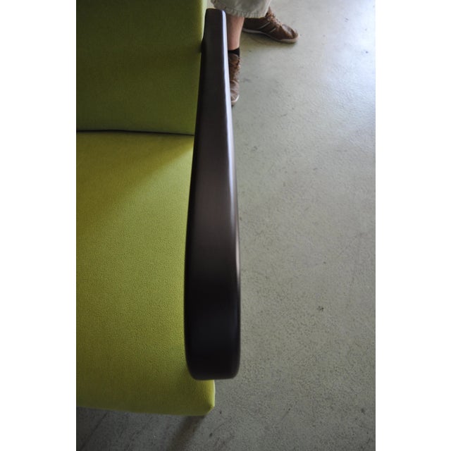 Art Deco Green Armchair, 1920s For Sale - Image 4 of 7