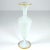 French Opaline Glass Ormolu Vase, 1950s. For Sale - Image 9 of 10