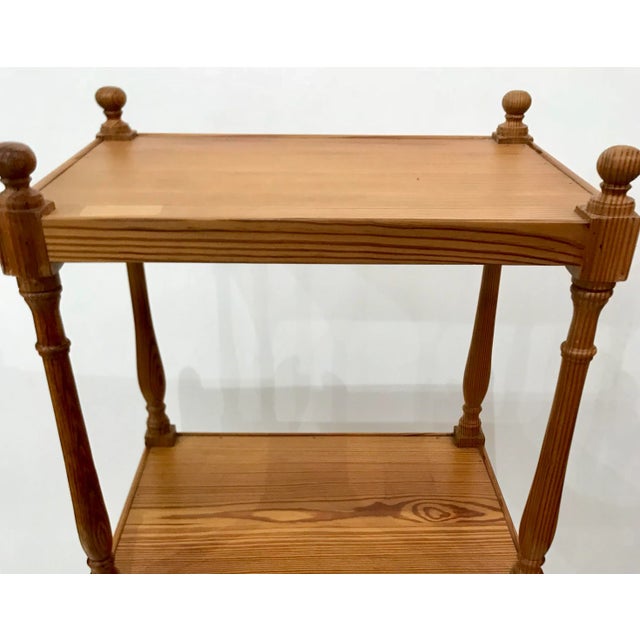 2010s American Classical Pine Shelf Etagere For Sale - Image 5 of 11