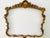 Gold Rococo Shell Crest Floral Antique Gold Mirror Frame For Sale - Image 8 of 8