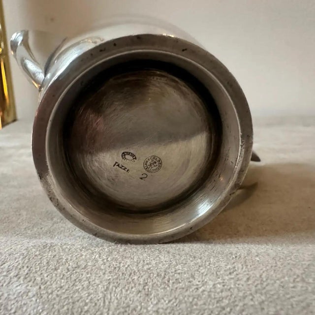 Calderoni Two 1940s Art Deco Coffee Pots Designed by Gio Ponti for Fratelli Calderoni For Sale - Image 4 of 9