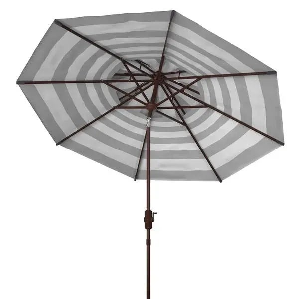Inspired by the cosmopolitan Art Deco hotels in the heart of Miami Beach, this double top umbrella is absolutely fashion...