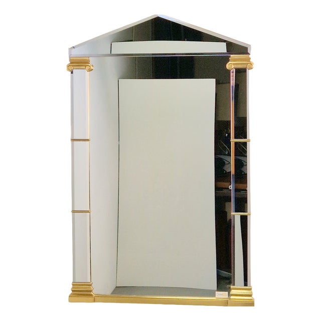 Hollywood Regency Gilded Mirror from Deknudt, Belgium, 1970 For Sale