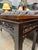 Chinoiserie Vintage Asian Glass Top Console Table by Gordons Inc., Fine Furnishings For Sale - Image 3 of 11