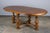 Country French Provincial Oval Farmhouse Maple Trestle Dining Table For Sale - Image 11 of 12