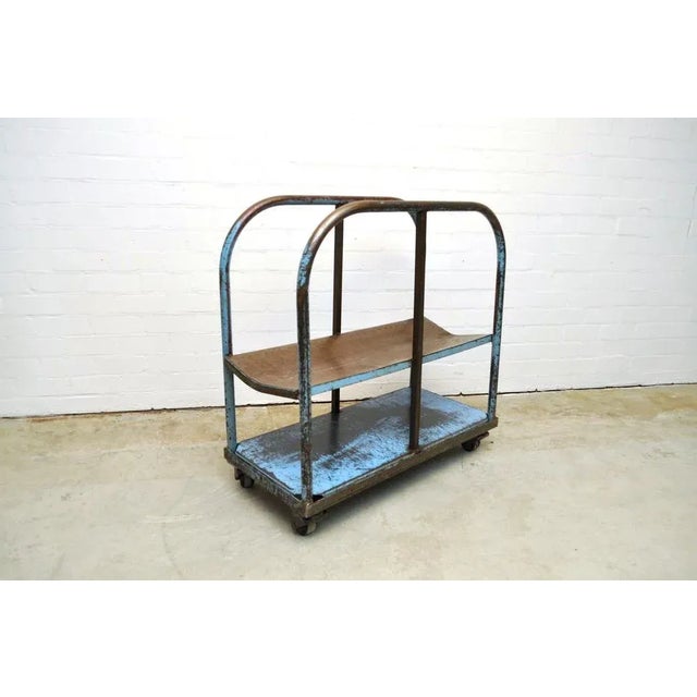 Mid-Century Industrial Trolley, 1950s For Sale - Image 6 of 9