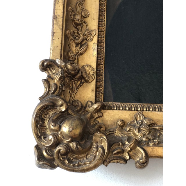 Antique Original Gentleman Oil Painting: 19th Century Biedermeier Portrait For Sale - Image 6 of 12