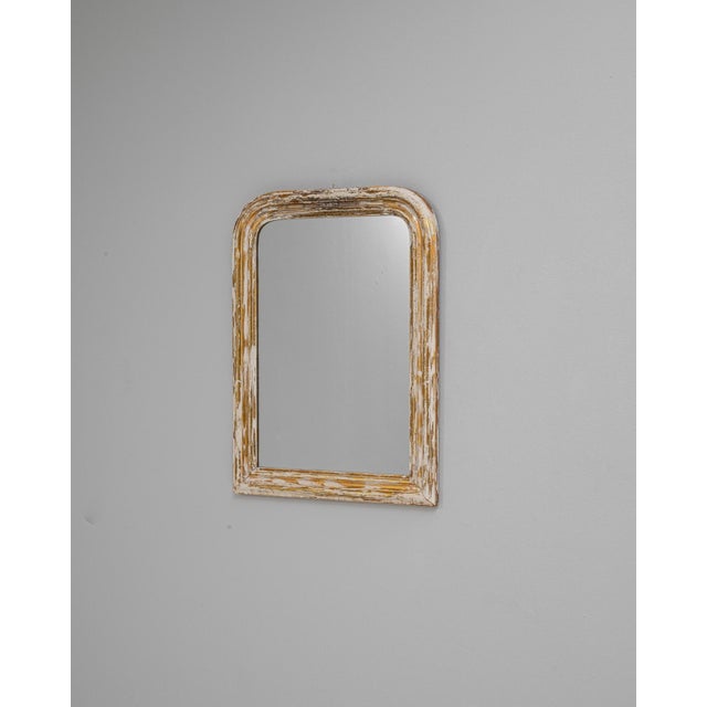 1880s French Wood Patinated Mirror For Sale - Image 18 of 18