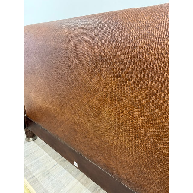 Thomasville Ernest Hemingway Kilimanjaro Collection King Size Rattan Bed For Sale In West Palm - Image 6 of 12