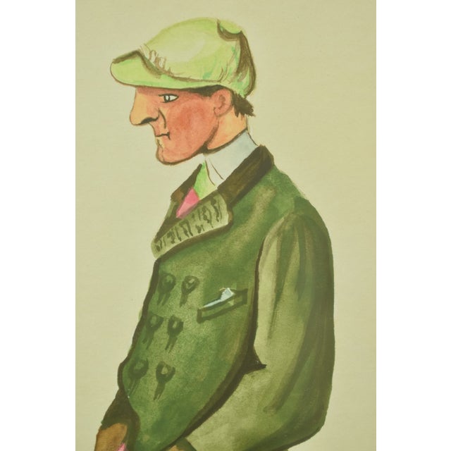 Late 19th Century Arthur Coventry (1852 - 1925) 1884 Jockey Watercolour For Sale - Image 5 of 5