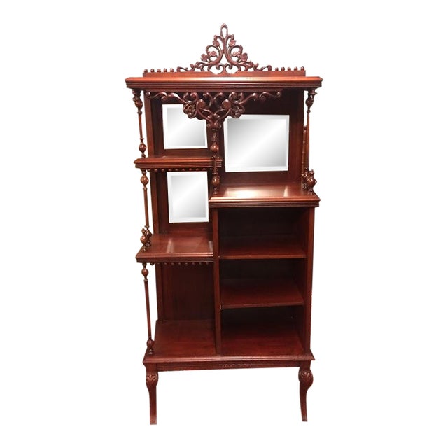 Antique Étagère, Victorian Shelf Cabinet For Sale