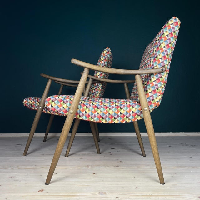 1960s Mid-Century Bobi Armchair from Meblo, Former Yugoslavia, 1960s, Set of 2 For Sale - Image 5 of 18