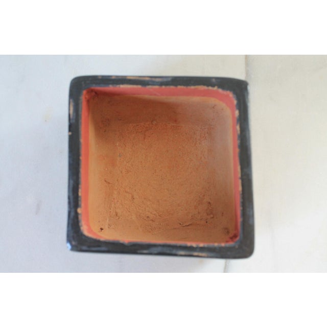 Ceramic Vintage Traditional Folk Art Mexican Tonalá Pottery Trinket Box For Sale - Image 7 of 12