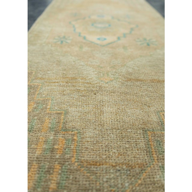 Turkish Mini Rug Oriental Hand Knotted Vintage Rug 1'5" x 3'1" #20767 For Sale In Houston - Image 6 of 8