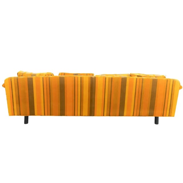 1960s Dunbar Sofa Original Jack Lenor Larsen Fabric For Sale In Los Angeles - Image 6 of 7