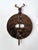 Antique Griswold No. 6 Cast Iron Stove Pipe Damper Reversible Spindle For Sale - Image 4 of 9