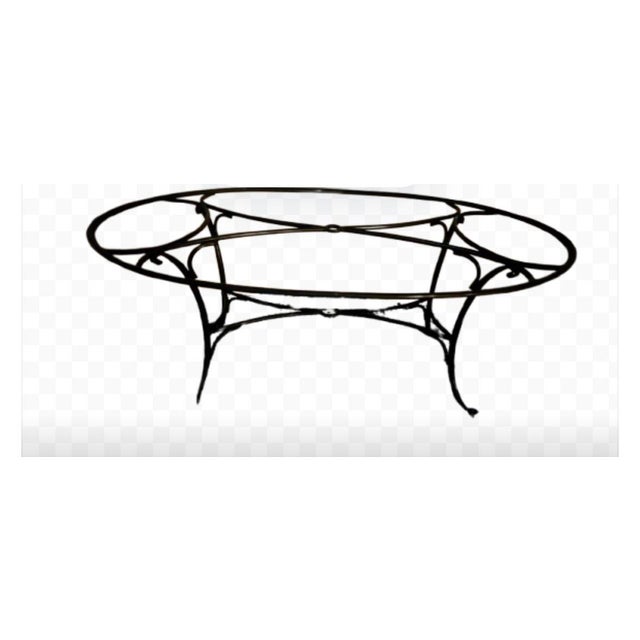 Chocolate Brown Jordan Roma Table Frame and Weighted Umbrella Base With Canvas Umbrella For Sale - Image 8 of 15