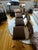 Four 1970s Brown Velvet Barstools For Sale - Image 9 of 9