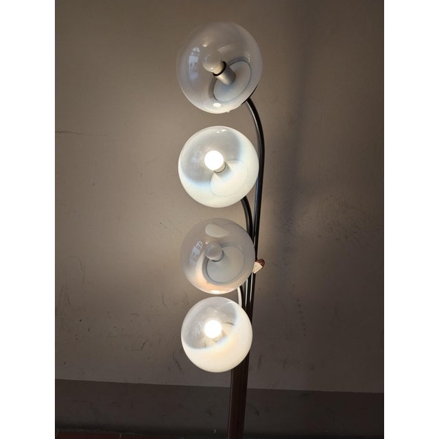 Murano Glass Floor Lamp attributed to Goffredo Reggiani, 1960s For Sale - Image 17 of 18