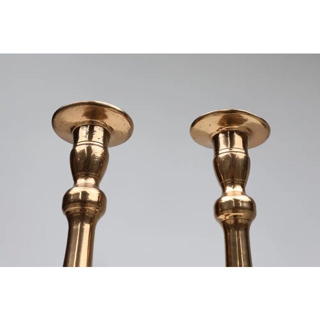 French Candlesticks in Bronze, 1890s, Set of 2 For Sale - Image 5 of 11